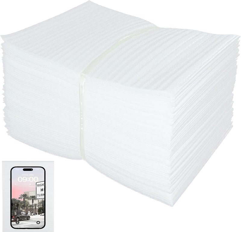 XHMAXE 6''x8''Small Foam Pouches, 50PCS Cushioning Foam, Packing Supplies for Moving and Packing, Foam Pouches for Small Fragile Items/Electronic Products/Cosmetic Products/Jewelry/Glasses/Cups. - Image 1